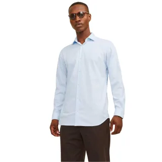 Jack And Jones - "Parker" Formelles Hemd für Herren, Mit Bündchen, Langärmlig (Chambrayblau)