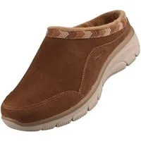 Skechers 169104-TAN Slipper Damen-Clog aus Velourleder