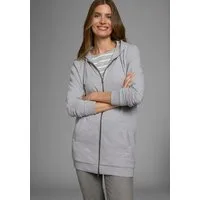 Flashlights Sweatjacke in langer Form mit Zipper
