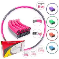 Sport-Knight® Hula-Hoop-Reifen Hula Hoop Reifen Premium, 850g-1,2Kg-1,5kg (mit oder ohne Trainingsbuch erhältlich)