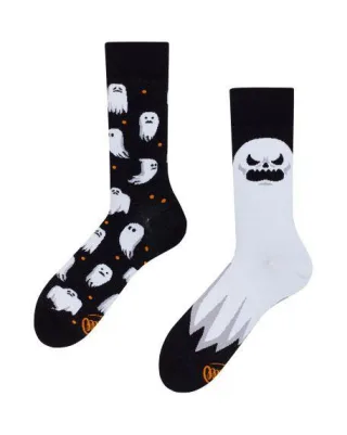 many mornings - Socken - The Ghost weiß/schwarz - Gr. - 46