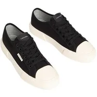 Calvin Klein VULC LACE UP CANVAS Plateausneaker Schnürschuh, Canvas-Sneaker, Halbschuh mit Gummikappe