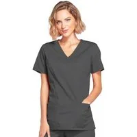 Cherokee Funktionsbluse Core Stretch Damenkasack mit Wickeloptik