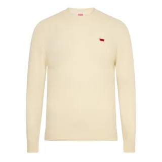 Levis - Pullover für Herren, Rundhalsausschnitt (Cremefarbe)