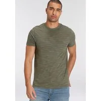 AJC T-Shirt Kurzarm, Regular Fit, meliert, Rundhalsausschnitt