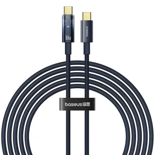 Baseus Explorer Series PD100W Type-C to Type-C Cable Fast Charging Data Transmission Copper Core Line 1M/2M Long for iPh