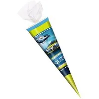 Livepac Office Schultüte Schultüte / Zuckertüte / 35cm / rund / Tüllverschluss / "Poliei"