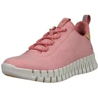 Ecco Gruuv Lea (weiches Nappaleder) pink/rosa Damen Sneaker