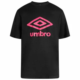Umbro großer Logo Herren Black/Pink T-Shirt