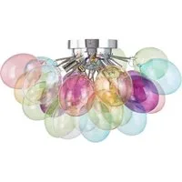 Lucande Deckenleuchten Diborah, Glas IP20, 6 x 8 W LED