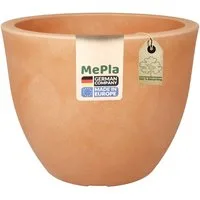 Heimwerkercenter Blumentopf MePla Blumentopf Pflanzkübel Siena ø30 cm, Terra, frostfester Kunstoff