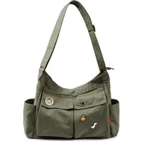 LuxusKollektion Messenger Bag Captain Blues Canvas Messenger Bag Umhängetasche Crossbody HoboICY Bag