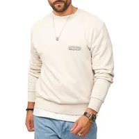 Jack & Jones Sweatshirt Rundhalspullover als Crew Neck im Regular Fit Herren Pullover mit Logopatch