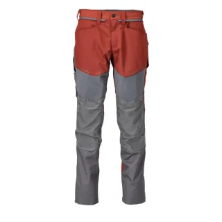 MASCOT Herren Hose mit Knietaschen CUSTOMIZED Herbstrot / Anthrazitgrau 44 - 22479-230-2489-82C44