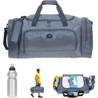 ELEPHANT Sporttasche groß Saunatasche Reisetasche Trainer XL 69 cm, 55 Liter Gym Tasche Fußballtasche XXL + Trinkflasche
