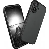 EAZY CASE Handyhülle Outdoor Case für Apple iPhone 16 6,1 Zoll, Hülle Outdoor kratzfest Schutzhülle mit Kameraschutz Robust Schwarz