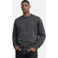 U.S. Polo Assn. Sweatshirt USGennet – Herren Pullover mit Rundhalsausschnitt Klassischer Rundhals, dezente Logo-Stickerei, bequeme Passform