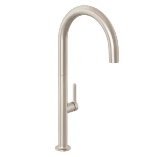 KLUDI-AUREA Spültisch-Einhandmischer seitliche Bedienung Stainless Brushed Nickel 55803N575