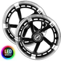 Apollo Cityroller Ersatzräderset Pro Wheels für City Scooter 145 mm - Wheel Set, LED Wheels