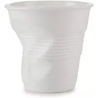 REVOL Cappuccinotasse Knickbecher Tasse Cappuccino weiss 180ml, Porzellan