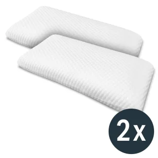2 x Sleezzz Diamond Visko Nackenstützkissen Air 40 x 80 cm