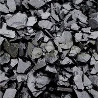 GarPet Dekokies Schiefersplitt Garten 25 Kg Zierkies Schwarz Schieferbruch Dekostein