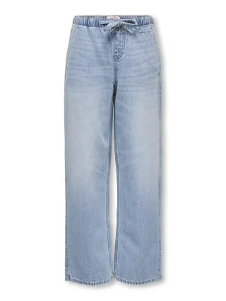 KIDS ONLY - KOGJAY PULL UP STRING DNM PANT PIM Light Blue Denim - Gr. - 146