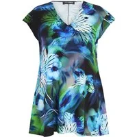 Doris Streich Longshirt (1-tlg) mit floralem Print