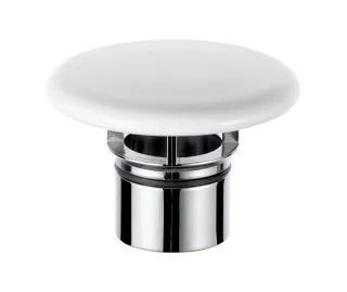Keuco Ventilabdeckung Armaturenzub. 59990, f.Ab- u.Überlaufsystem Clou,Keramik weiß, 59990310000 59990310000