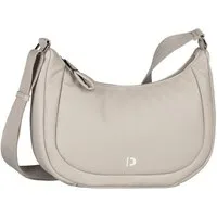 TOM TAILOR Denim Umhängetasche Maye, besondes soft wattiertes Lederimitat mit sportlichem Gewebeband