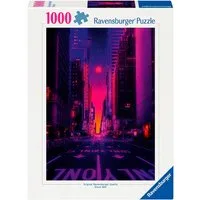 Ravensburger Puzzle New York in Neon, 1000 Puzzleteile, Made in Germany