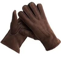 Reissner Lammfelle Lederhandschuhe Handschuhe Merino Lammfell Obermaterial Veloursleder (1-St)