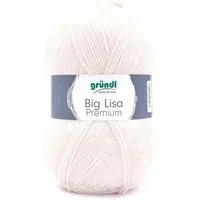 Gründl Big Lisa Premium Häkelwolle, Strickgarn, 250g Häkelwolle, 665,00 m (Wolle zum Stricken und Häkeln, Strickgarn, Handstrickgarn, Strickwolle), Großknäuel