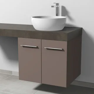 Sanipa Waschtischunterbau mit Türen 2morrow (G3361) 510x600x520 Taupe-Matt, G33611T G33611T