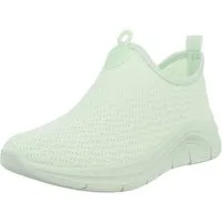 Ital-Design Damen Low-Top Freizeit Slipper (88851293) Keilabsatz/Wedge Sneakers Low in Hellgrün