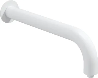 Neuesbad Serie 600 Brausearm Wandmontage 380MM, Oberfläche: weiss matt NB1NQS_A41K1