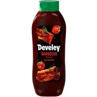 Develey Grillsauce, Develey Rauchig-milde Barbecue Sauce für Profis (875ml Flasche)