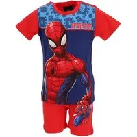 Spiderman Pyjama Shortama – Kinderpyjama & Sommeranzug aus 100% Baumwolle