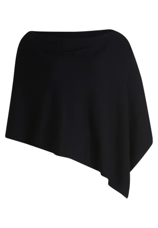 Betty Barclay - Strick-Poncho schwarz - Gr. - OS