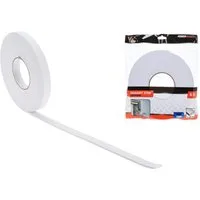 Koopman Dichtungsband 2 cm Weiß 6 Meter Rolle, (Stück, 1-St., Packung), 600x2x0,5cm, auf Rolle, EVA-Schaum, selbstklebend, vielseitig