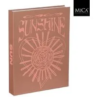 edelman Dekoobjekt MICA Dekorationsbuch "Sunshine", Rosa, 1201196 (1 St)