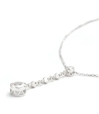 Orphelia Damen-Kette aus 925er Sterlingsilber mit Anhänger – Silber ZH-4486