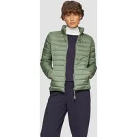 s.Oliver Funktionsjacke Indoor-Jacke Leichte Jacke mit Steppung und Stehkragen
