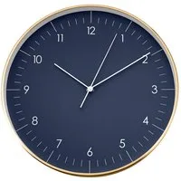 LUUK LIFESTYLE Wanduhr Helsinki (ohne Tickgeräusche, Quarzuhrwerk, große Ziffern, Sekundenzeiger)