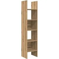 vidaXL Bücherregal Bücherregal 5 Ebenen 40 x 35 x 180 cm Holzwerkstoff, 1-tlg.