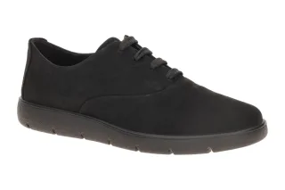 Ecco 23930302001 Damen Halbschuhe Schwarz Nubukleder Keilabsatz Schuhe