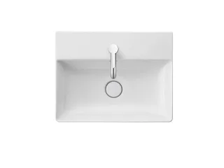 Duravit DuraSquare Waschtisch Weiß Hochglanz 500 mm - 2356500041 2356500041