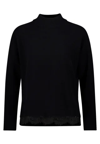 Betty Barclay - Feinstrickpullover schwarz - Gr. - 42