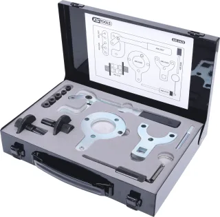 KS Tools Motoreinstell-Werkzeug-Satz für Fiat - Ford - Opel - Suzuki, 12-tlg - 400.2425