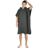 normani Badeponcho Badeponcho aus Bio-Baumwolle Sitra, Bio-Baumwolle, Kapuze, Schlupf, Strandponcho 90x105 cm aus 100 % Öko-Baumwolle mit Kapuze